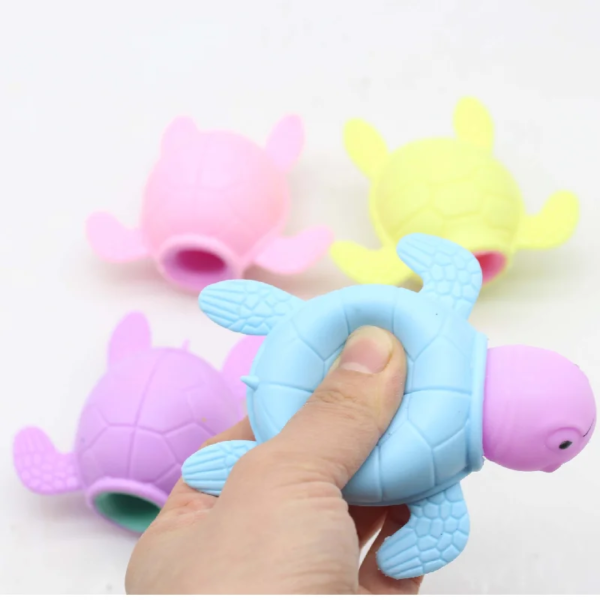 Funny Squishy Cute Antistress Squeeze Rising Toys Mouse Turtle Puppet Toy - Image 3