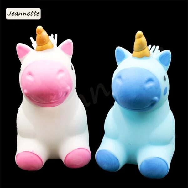 Unicorn Glowing Stress Balls Toy Antistress Relief and Anxiety Relief Fidget Ball Toy Squishy Funny Gift Random Color - Image 3