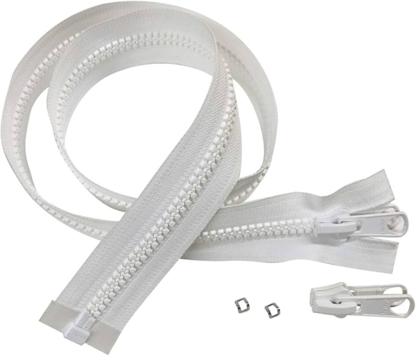 Pack of 10 Zips Cut Size Zipper for Sewing Nylon Zippers Cut Sizes Auto Lock Slider - Image 6