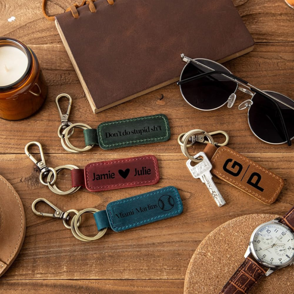 Customize Leather Keychain - Image 4