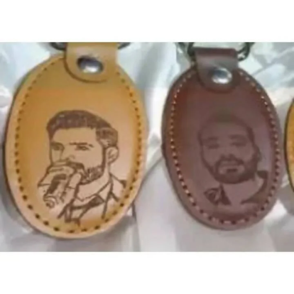 Customize Leather Keychain - Image 5