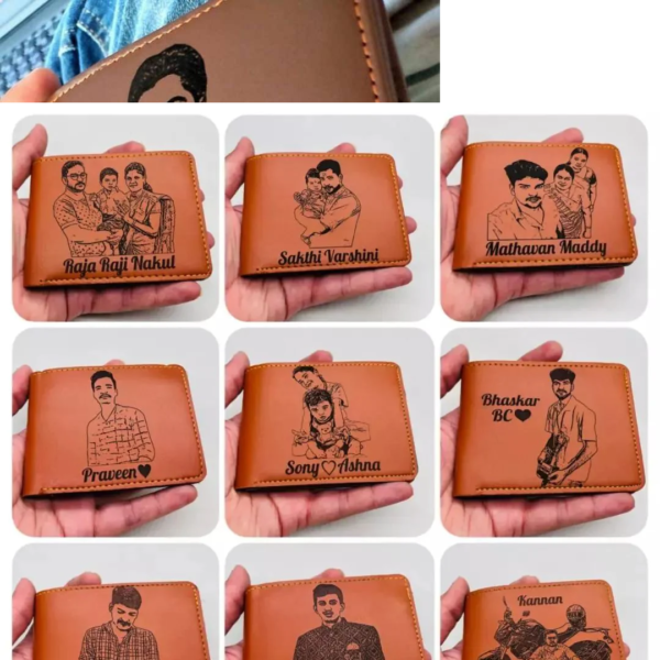 Customize Leather Purse Wallet - Image 3