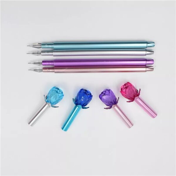 Flower Rose Crystal Pen - Image 4