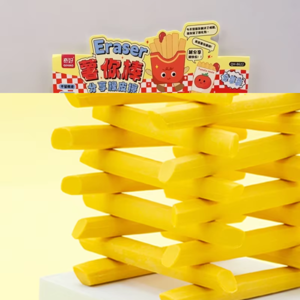 1 Box French Fries Shape Erasers - Image 6