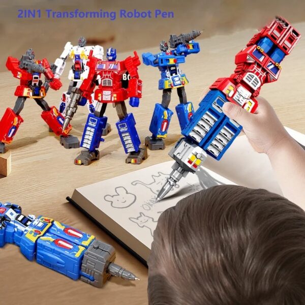 Robot Deformation Pen Double Colors - Image 3