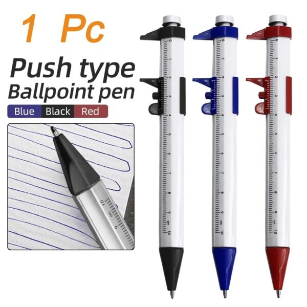 VERNIER CALIIPER Multifunctional Unisex Ink Pen Multi Colours - Image 9