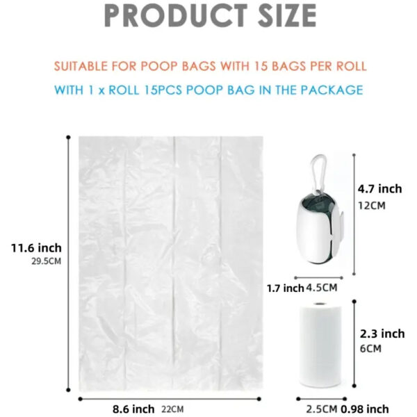 White Quality Diaper Dispenser Box With 1 Roll - Image 6