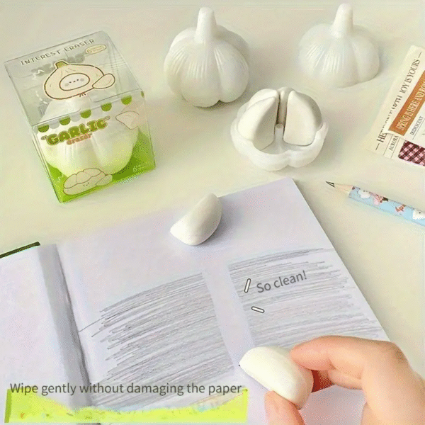 01 Set 06PCs Garlic Erasers - Image 5
