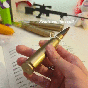 Vintage Bullet Plastic Bullet Shape Ballpoint Pen
