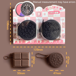2 Pcs Choclate Shape Daries Note Book
