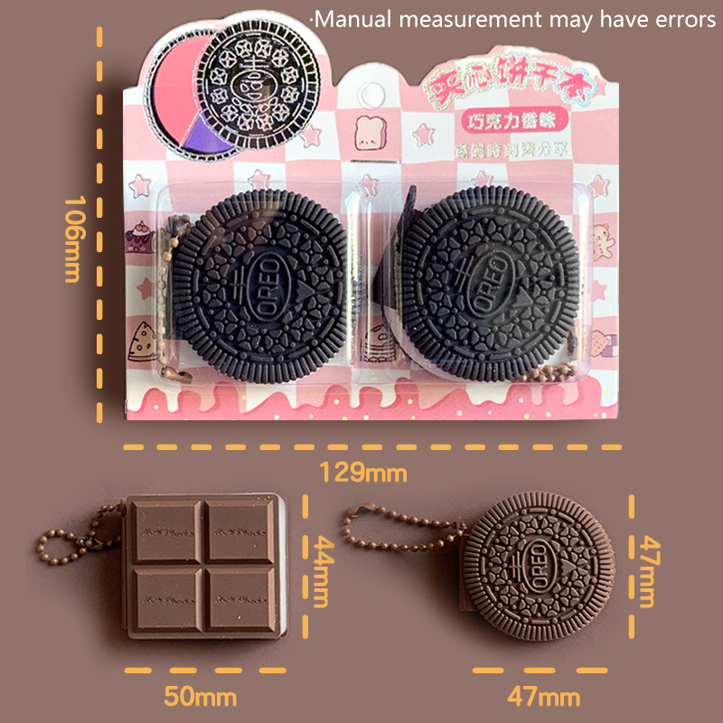 2 Pcs Choclate Shape Daries Note Book